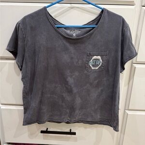 LRG Charcoal Women's Crop Top